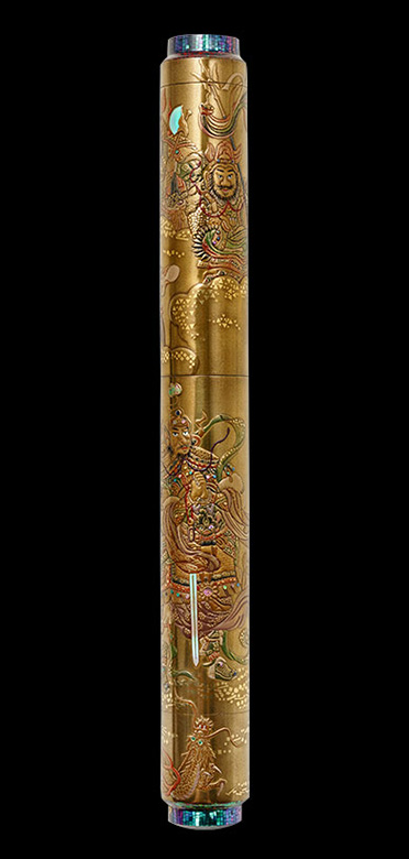 THE GREAT GENERALS OF THE DESERT - Maki-e fountain pen, a symbol of strategic brilliance and courage.
