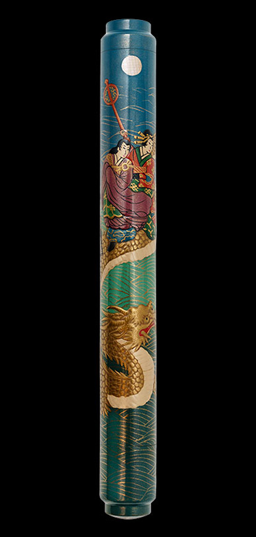THE LEGENDARY SEA DRAGON - Maki-e fountain pen, a symbol of mythical power and aquatic elegance.